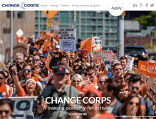 Tablet Screenshot of changecorps.org